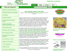 Tablet Screenshot of gtghydroponics.com